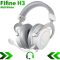 Проводные игровые наушники Fifine H3 RGB White с микрофоном