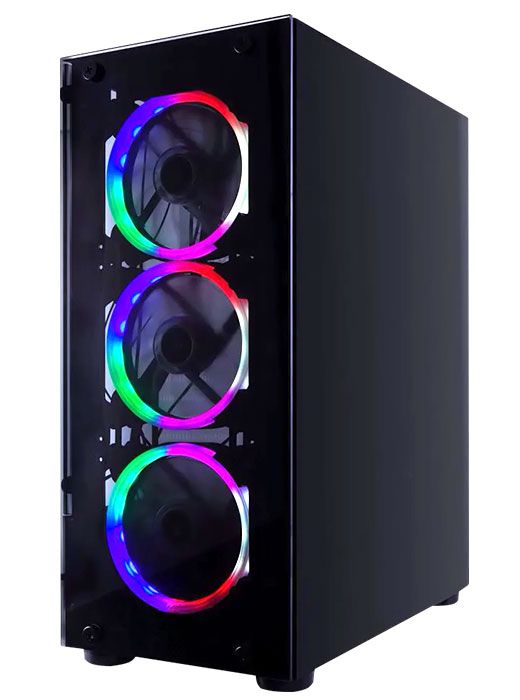 Корпус 1STPLAYER Fire Dancing-V2-А Color LED Black