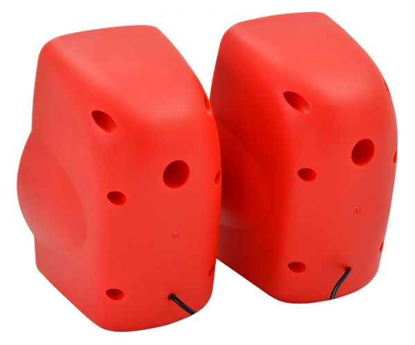 Колонки USB PRIME FT-185 Black Red