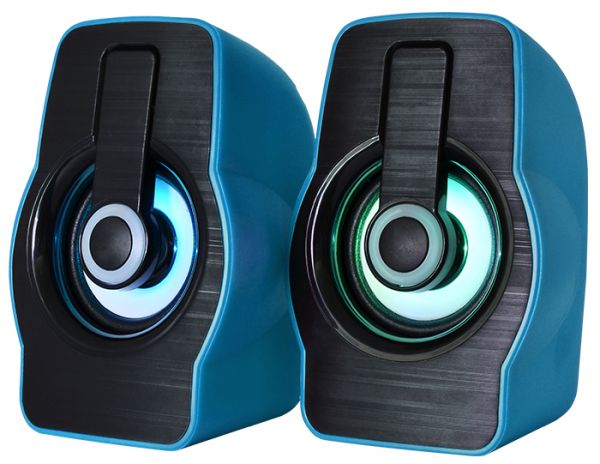 Колонки USB PRIME FT-185 BLUE