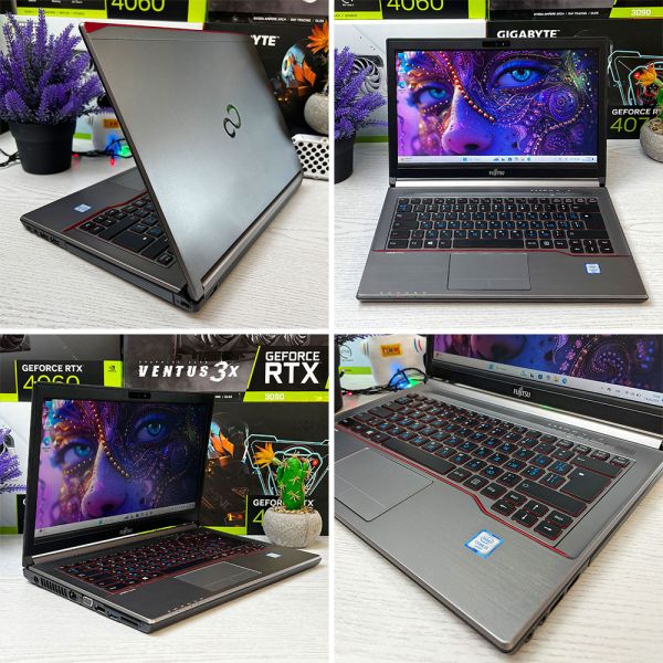 Офисный Ноутбук Fujitsu LIFEBOOK E746 14" i5 6200U 8GB RAM 256GB SSD
