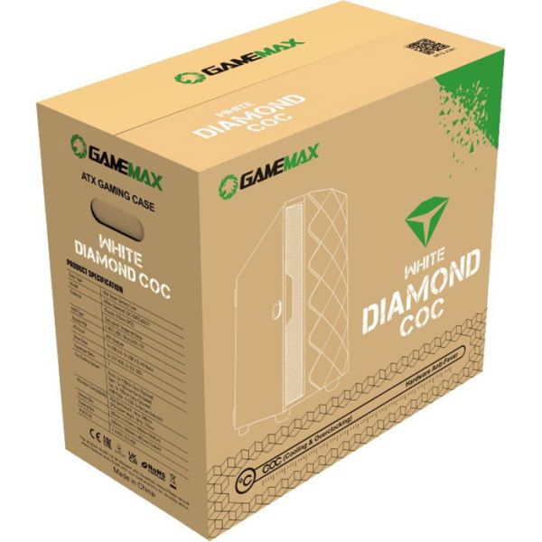 Корпус GAMEMAX White Diamond Coc