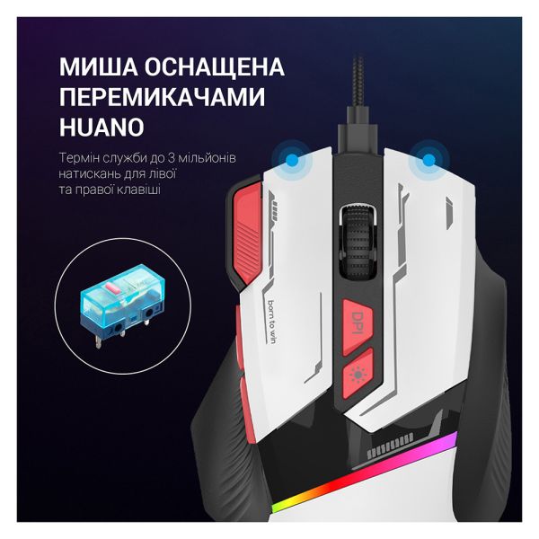 Мышь GamePro GM300W USB White