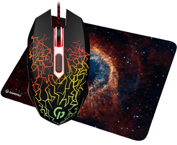 Мышь GamePro GS347 Combo 2 в 1 мыша + игровая поверхность