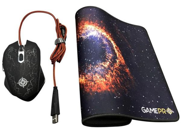 Мышь GamePro GS347 Combo 2 в 1 мыша + игровая поверхность