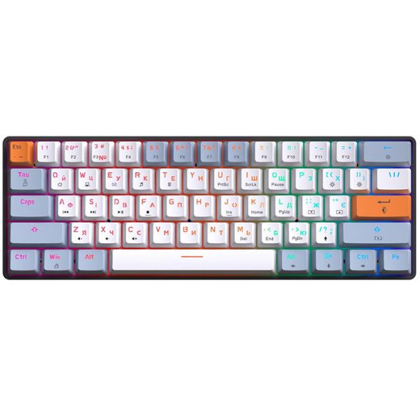Клавиатура проводная GamePro MK130R Outemu Red Hot-Swap RGB Black