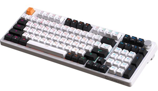 Клавиатура проводная GamePro MK170 Outemu Red Hot-Swap RGB White