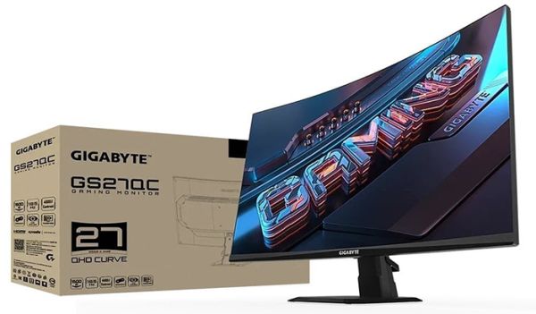 Монитор 27'' Gigabyte GS27QC Black