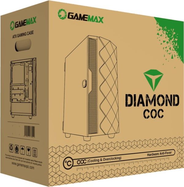 Корпус GAMEMAX Black Diamond Coc