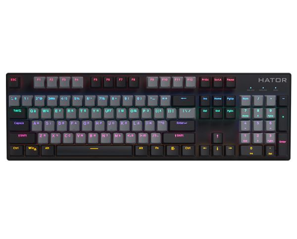 Клавиатура проводная HATOR Starfall Rainbow Origin Red Black/Grey
