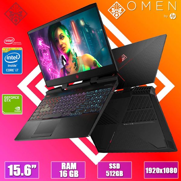 БУ Ноутбук HP Omen 15 dc1088wm 15.6" FHD IPS i7 9750H GTX 1660Ti 16GB + 512GB SSD