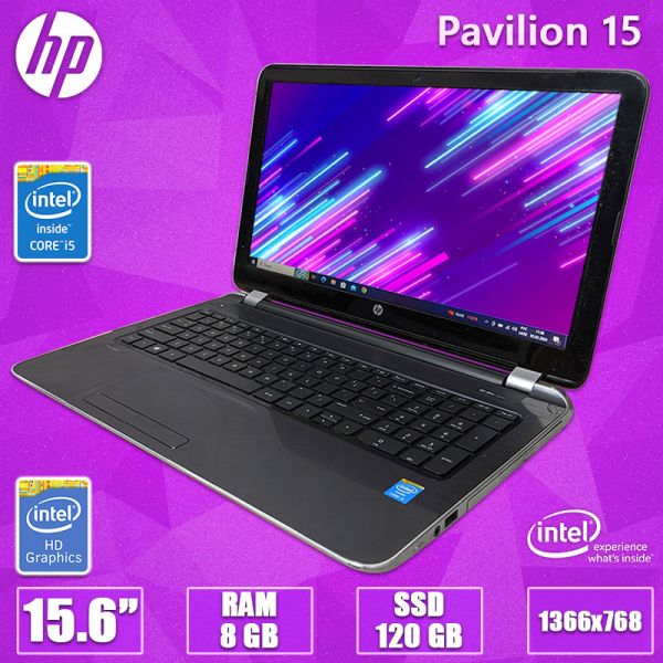 Производительный Ноутбук HP Pavilion 15 n210ed 15 15.6" i5 4200U 8GB 120GB SSD