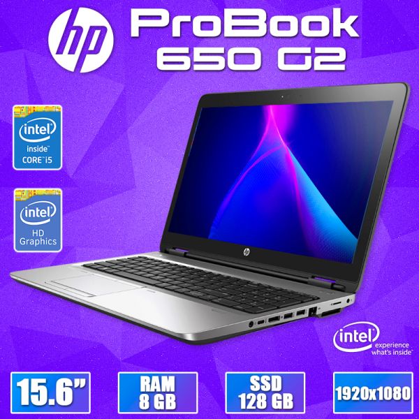 БУ Ноутбук HP Probook 650 G2 15.6" FHD IPS i5 6300U 8GB DDR4 128GB SSD