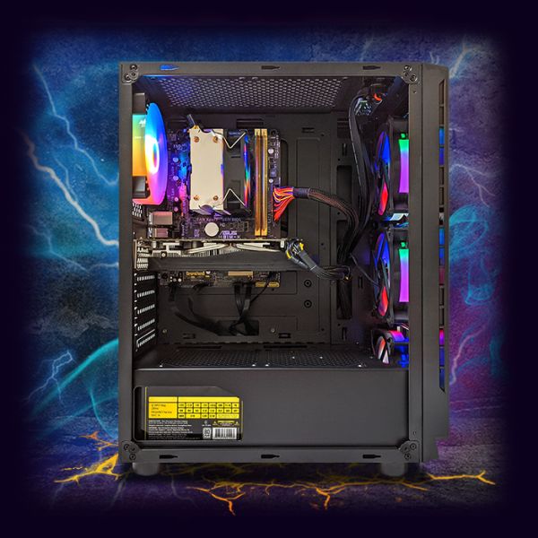 АКЦИЯ! Игровой Компьютер КРУЧЕ чем Intel i7 16 ПОТОКОВ 8 ЯДЕР + RX 570 8GB SSD M.2 (ZEVS PC10880U)