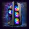 Мощный Игровой Компьютер + Монитор 27" КРУЧЕ чем Intel i7 16 ПОТОКОВ 8 ЯДЕР + RX 570 8GB SSD M.2 +Клавиатура +Мышка (ZEVS PC10880U)
