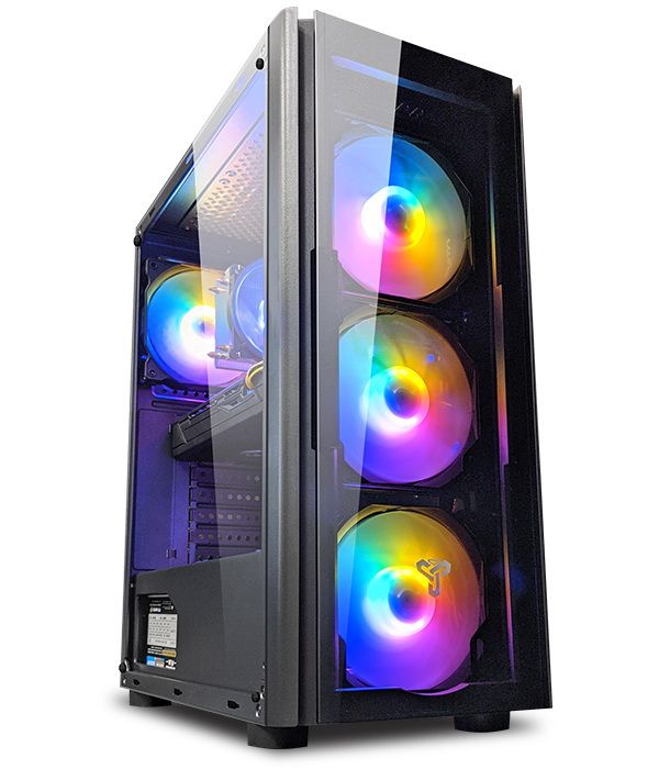АКЦИЯ! Мощный Игровой ПК + Монитор 24" КРУЧЕ чем Intel i7 12 ПОТОКОВ 6 ЯДЕР + GTX 1060 6GB + 16GB +SSD M.2 Клавиатура +Мышка (ZEVS PC11950U)