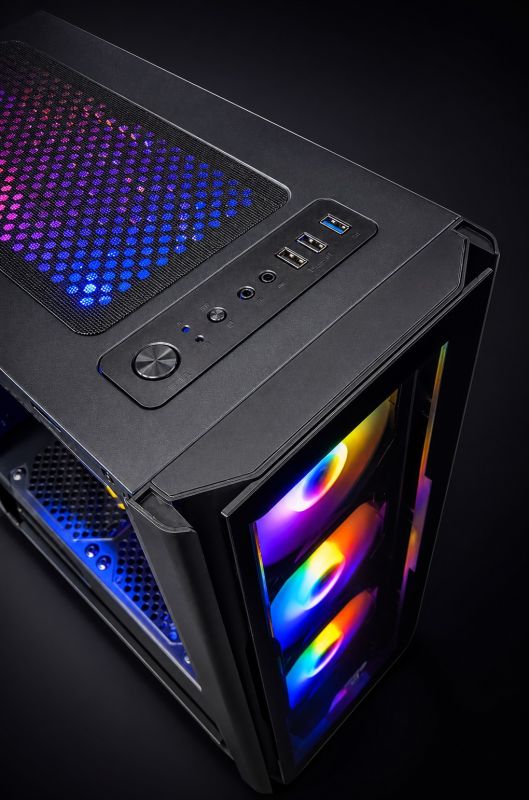 Игровой ПК "ZEVS PC 11300R" | Ryzen 7 8700F | RTX 4060 8GB | 16GB DDR5 |SSD 1TB | Монитор 27 QHD 165Hz