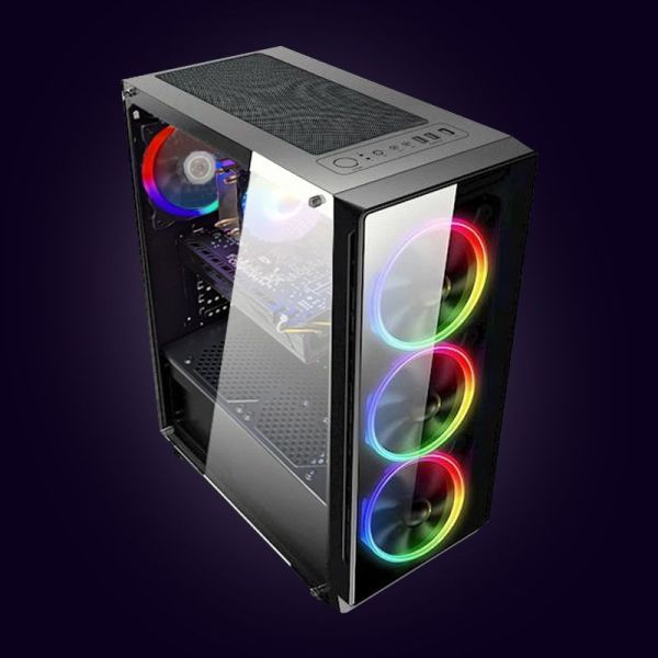 АКЦИЯ! Мощный Игровой ПК RGB +Монитор 24'' Intel i7 RTX 2060 Super + 16GB + SSD M.2 Win11 (PC ZEVS 12920R)