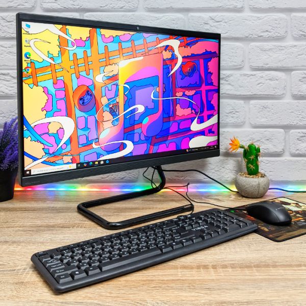 БУ Мощный офисный Моноблок "Lenovo IdeaCentre AIO 3 24IIL5''| Iris Plus Graphics | Intel i5-1035G4 |SSD 256GB | Wi-Fi | WIN11