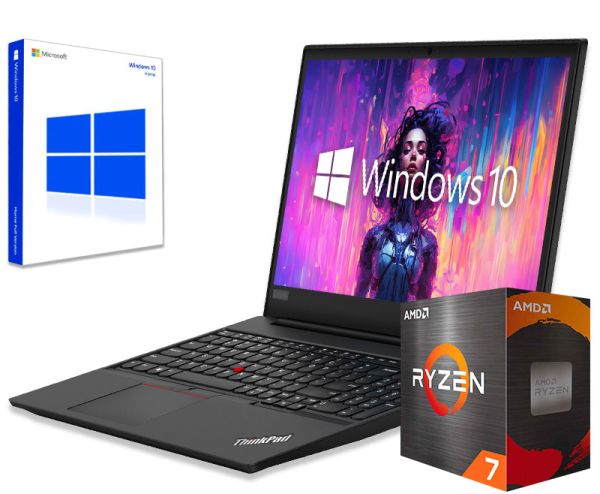 БУ Ноутбук Lenovo ThinkPad E595 15.6" FHD IPS AMD Ryzen 7 3700U 16GB 256GB SSD