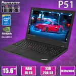 БУ Ноутбук Lenovo Thinkpad P51 15.6" FHD IPS i7 7700HQ Quadro M1200 4GB 16GB 256GB SSD