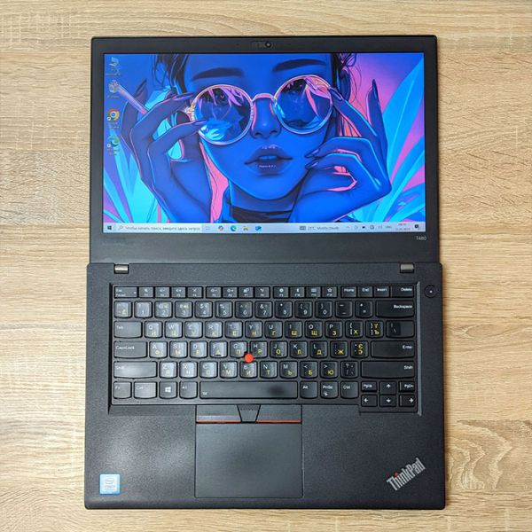 Современный ноутбук Lenovo ThinkPad T480 14" IPS i5 8250U 8GB 256GB SSD