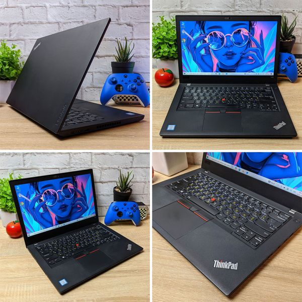 Современный ноутбук Lenovo ThinkPad T480 14" IPS i5 8250U 8GB 256GB SSD