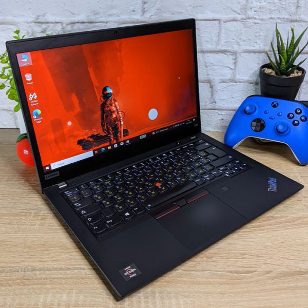 БУ Ноутбук Lenovo ThinkPad T495 Touch 14" FHD IPS Ryzen 5 PRO 3500U Vega 8 16GB + 256GB SSD