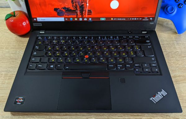 БУ Ноутбук Lenovo ThinkPad T495 Touch 14" FHD IPS Ryzen 5 PRO 3500U Vega 8 16GB + 256GB SSD