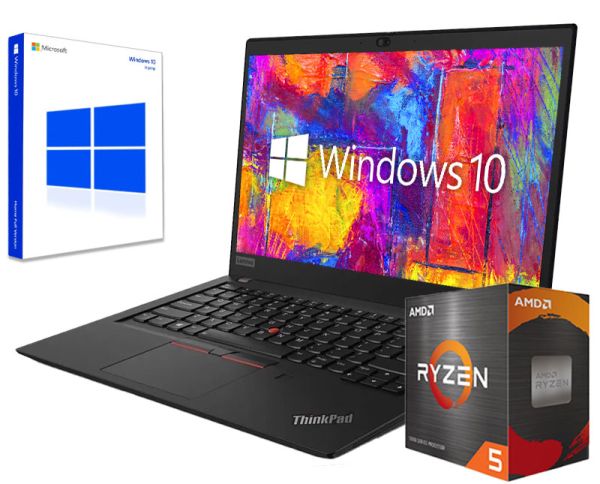 АКЦИЯ! Игровой ультрабук Lenovo ThinkPad T495S 14" IPS AMD Ryzen 5 PRO 3500U Radeon RX Vega 8 8GB + SSD