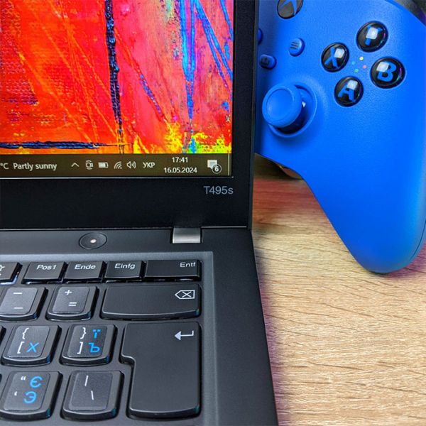 АКЦИЯ! Игровой ультрабук Lenovo ThinkPad T495S 14" IPS AMD Ryzen 5 PRO 3500U Radeon RX Vega 8 8GB + SSD