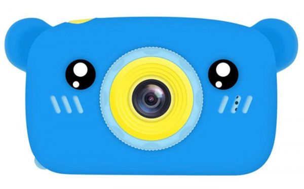 Детский фотоаппарат Children's fun Camera Мишка для развития творчества ребенка + Карта памяти 8GB