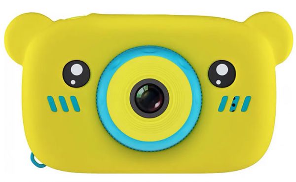 Детский фотоаппарат Children's fun Camera Мишка для развития творчества ребенка + Карта памяти 8GB