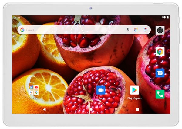 АКЦИЯ! Планшет 3G MiXzo MX1070 Silver 10.1 дюйм 2GB/32 GB Android 10 GPS + Чехол-вкладыш + Карта 32GB