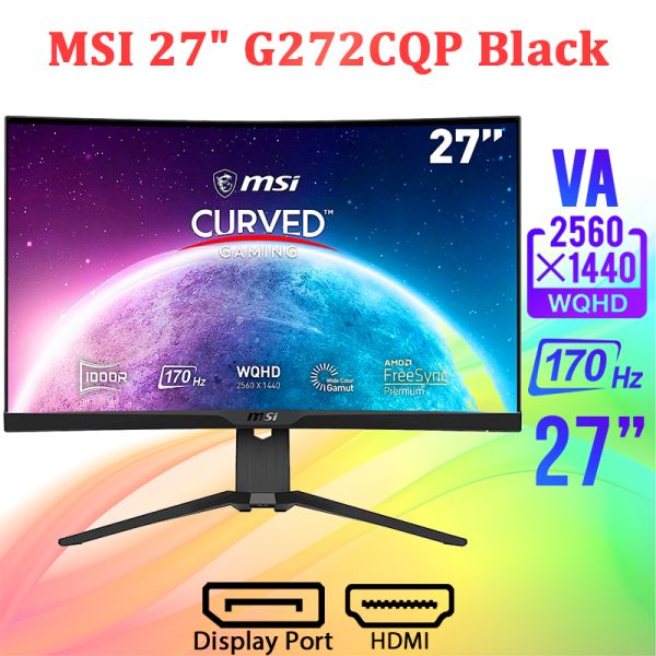 Монитор 27'' MSI G272CQP Black