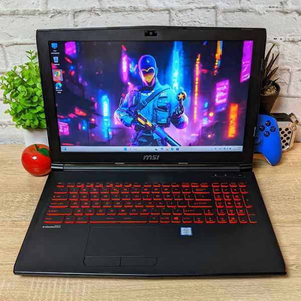 Мощный Игровой ноутбук MSI GL62M 7REX 15.6" IPS i7 7700HQ GTX 1050Ti 4GB 16GB 512GB SSD