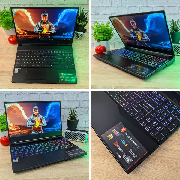 Крутой Мощный Игровой ноутбук MSI GL65 Leopard 10SDR 15.6" IPS 144Hz i7-10750H GTX 1660Ti 6GB 16GB +SSD