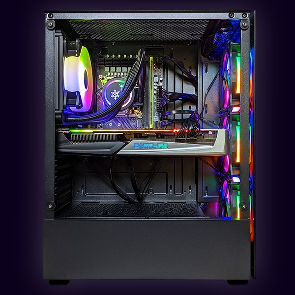 Игровой компьютер + Монитор 24'' RGB Intel i7 + GTX 1660TI + 16GB + SSD M.2 Windows 10 + Крутой Игровой набор! (ZEVS PC13520U)