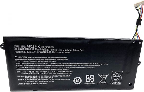 Аккумулятор для ACER Chromebook C720 (AP13J4K) 11.4V 45Wh