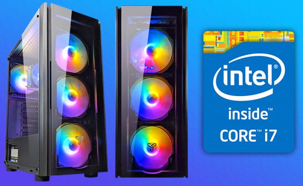АКЦИЯ! Мощный ПК +Монитор 21.5'' Intel i7 4x3.8GHz 500 SSD Win10 (PC START PRO)