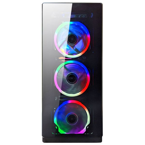 АКЦИЯ! Мощный Игровой ПК RGB + Монитор 24''  Intel i5 10400F + GTX 1660 SUPER + Win11 (ZEVS PC OMEN X)