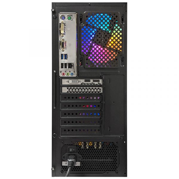 АКЦИЯ! Игровой Компьютер Ryzen 5 5600 + RTX 4060 8GB +16GB DDR4+SSD M.2 (ZEVS PC 12970PRO)
