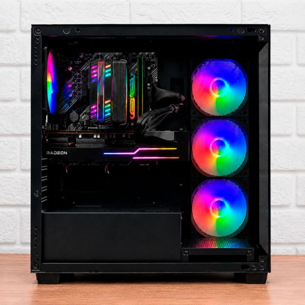 Игровой ПК TitanForge 6800 XT | Ryzen 7 5700X3D | Radeon RX 6800 XT 16GB | 32GB DDR4  |SSD 1ТB | Монитор 27 QHD 165Hz
