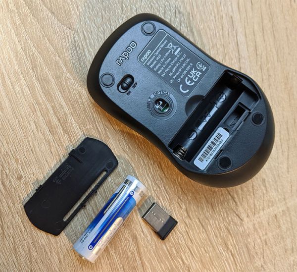 Мышь беспроводная Rapoo 1620 Wireless Black