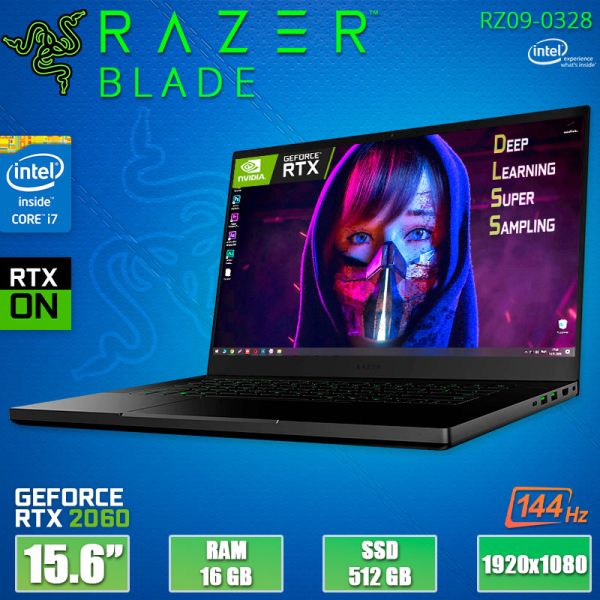 Мега Игровой Ноутбук Blade Razer 15.6" 144Hz i7 10750H RTX 2060 6GB 16GB +SSD (RZ09-0328) + новая батарея