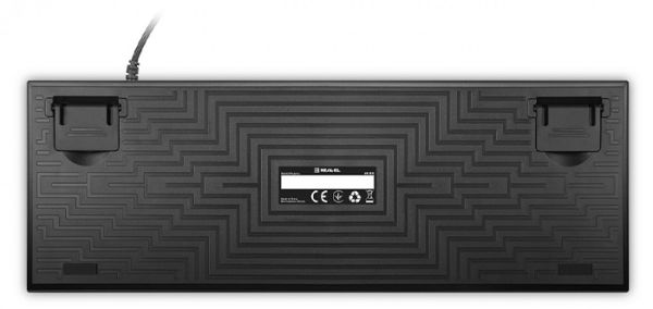 Клавиатура проводная REAL-EL M 05 Grey