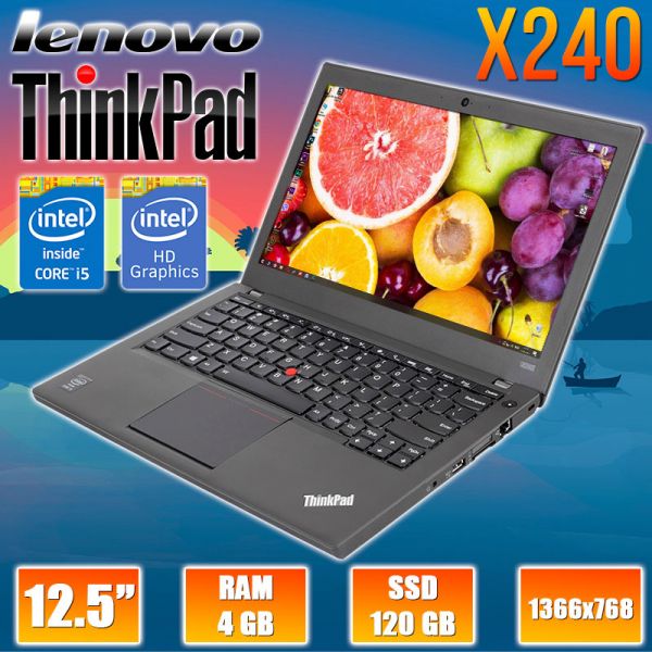 Ноутбук Lenovo ThinkPad X240 12.5'' i5 4300U 4GB RAM 120GB SSD