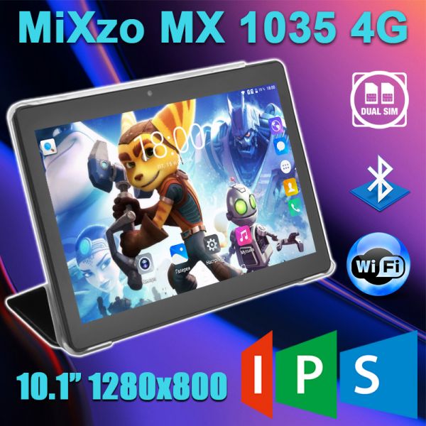 Планшет-Телефон MiXzo MX1035 4G 10.1" IPS 2/16GB GPS + Чехол-вкладыш