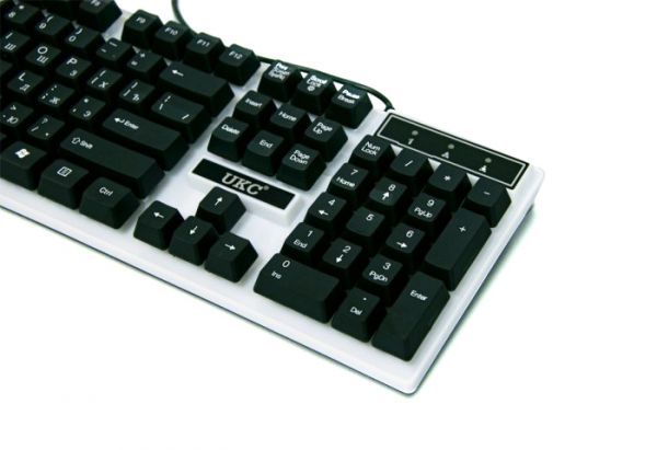 Игровая клавиатура и оптическая мышь UKC 5559 С ПОДСВЕТКОЙ