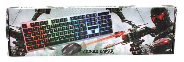 Игровая клавиатура и оптическая мышь UKC 5559 С ПОДСВЕТКОЙ